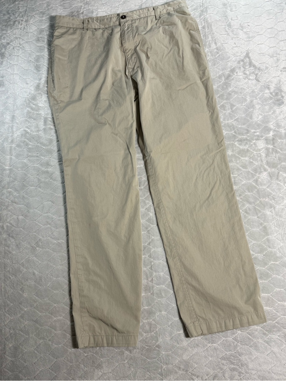 Burberry London Chino Pants Mens 38R Fits 36x31 Khaki Beige Cotton